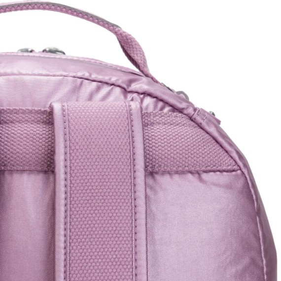Mochila Kipling SEOUL Metallic Berry | Ref. 187.KI576487M