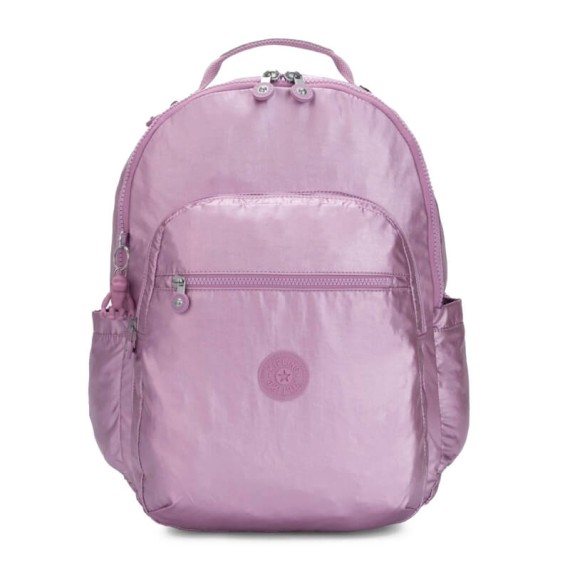 Mochila Kipling SEOUL Metallic Berry | Ref. 187.KI576487M