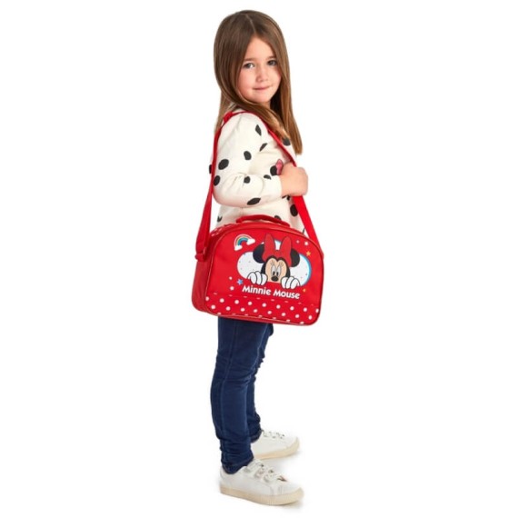 Necessaire Lancheira Adaptável Minnie RAINBOW Vermelha | Ref. 186.4774861