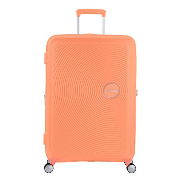 American Tourister Mala/Trolley de Viagem Grande 77cm 4 Rodas Spinner Expansível SOUNDBOX Cantaloupe | Ref. 9232G00396