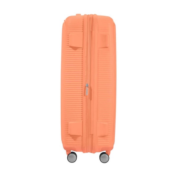American Tourister Mala/Trolley de Viagem Grande 77cm 4 Rodas Spinner Expansível SOUNDBOX Cantaloupe | Ref. 9232G00396