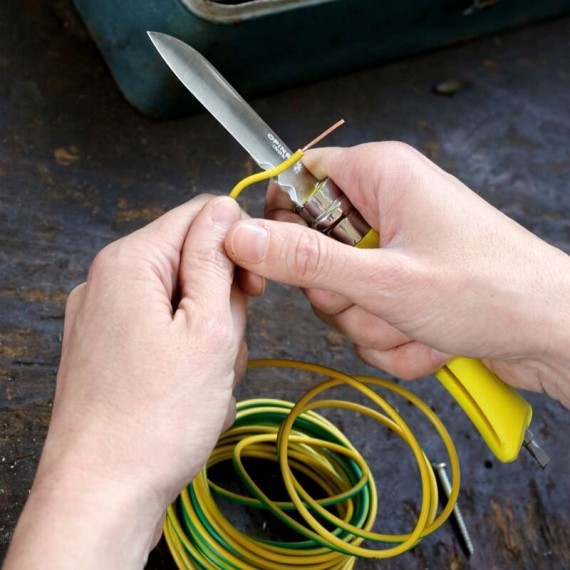 Canivete OPINEL N.º 09 Bricolage Multifunções Amarelo | Ref. 314.OP001804