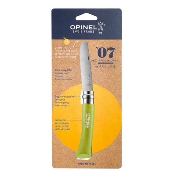 Canivete Opinel N.º 07 Junior Verde | Ref. 314.OP001700