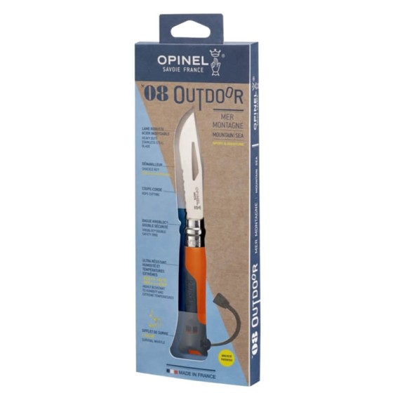 Canivete OPINEL Outdoor Sports N.º 08 Laranja | Ref. 314.OP001577