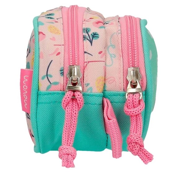 Estojo Escolar Duplo Compartimento Movom SAVE THE PLANET Multicolor | Ref. 186.2014221 Estojo Escolar Duplo Compartimento Movom SAVE THE PLANET Multicolor | Ref. 186.2014221