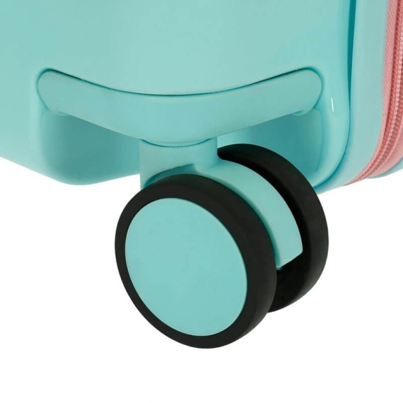 Mala de Viagem Infantil ABS 4 Rodas Movom SAVE THE PLANET Verde | Ref. 186.2019821