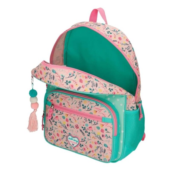 Mochila Escolar Adaptável 42cm c/ Carro Movom SAVE THE PLANET Multicolor | Ref. 186.20123T1