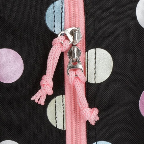 Estojo Escolar Triplo Compartimento Movom FREE DOTS Preto | Ref. 186.3064321