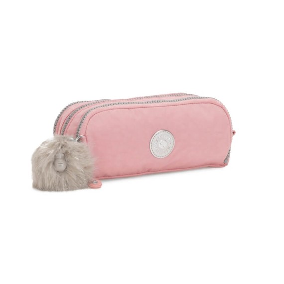 Estojo Escolar Triplo KIPLING Gitroy Bridal Rose | Ref. 187.K1356446Y