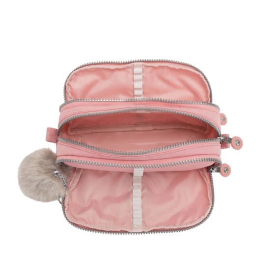 Estojo Escolar Triplo KIPLING Gitroy Bridal Rose | Ref. 187.K1356446Y