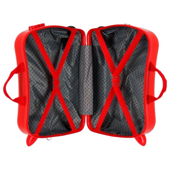 Mala de Viagem Infantil ABS 4 Rodas Castle Of Hello Kitty Vermelha | Ref. 186.4229822