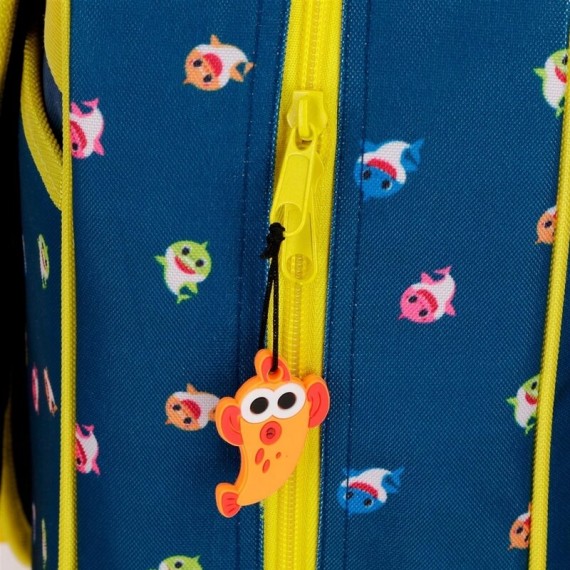 Mochila Pequena 23cm Baby Shark MY GOOD FRIEND Azul | Ref. 186.2112021 Mochila Pequena 23cm Baby Shark MY GOOD FRIEND Azul | Ref. 186.2112021
