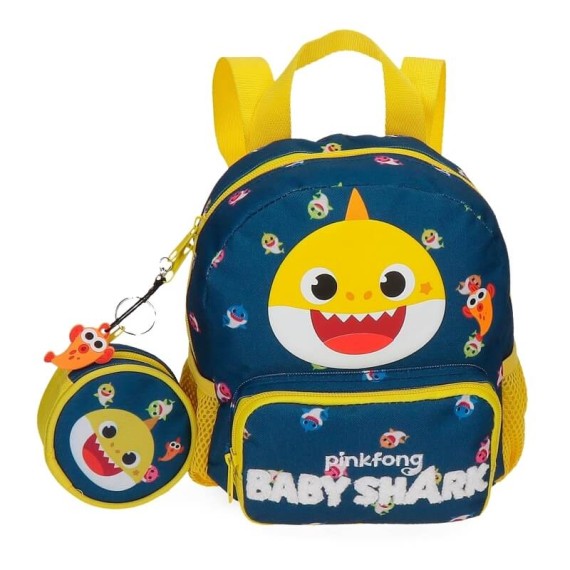 Mochila Pequena 23cm Baby Shark MY GOOD FRIEND Azul | Ref. 186.2112021