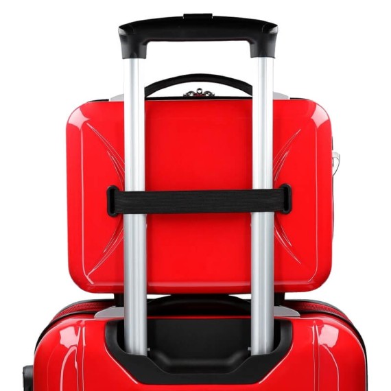 Necessaire Adaptável a Trolley Castle Of Hello Kitty Vermelho | Ref. 186.4223922
