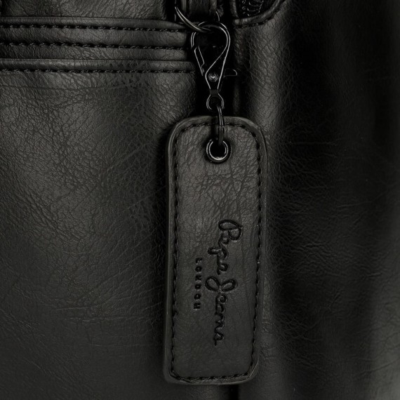 Bolsa de Tiracolo para Tablet Pepe Jeans VEGAN Preta | Ref. 186.7155721 Bolsa de Tiracolo para Tablet Pepe Jeans VEGAN Preta | Ref. 186.7155721
