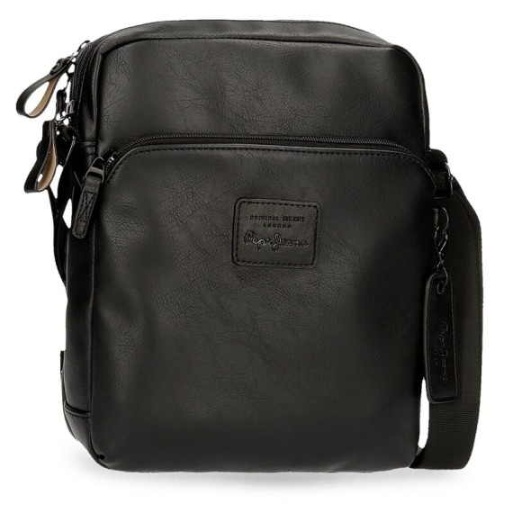 Bolsa de Tiracolo para Tablet Pepe Jeans VEGAN Preta | Ref. 186.7155721