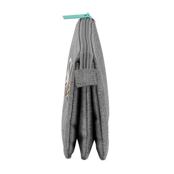 Estojo Escolar com Triplo Compartimento Benetton BEAUTIFUL Cinzento | Ref. 248.812028744 Estojo Escolar com Triplo Compartimento Benetton BEAUTIFUL Cinzento | Ref. 248.812028744