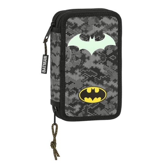 Estojo Escolar Duplo 28 Peças Batman NIGHT Preto | Ref. 248.412004854