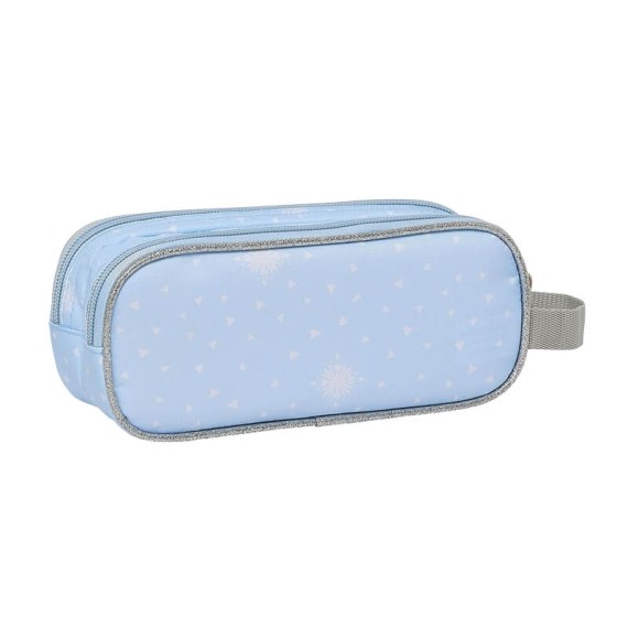 Estojo Escolar Duplo Compartimento Frozen II TRUE AT HEART Azul | Ref. 248.812015513