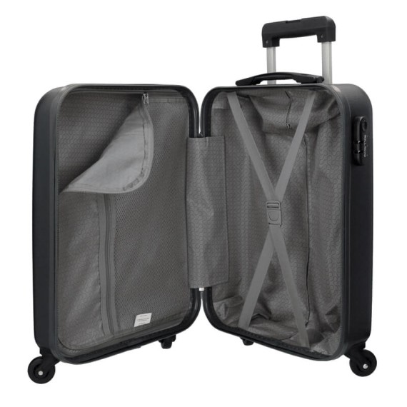 Mala de Cabine / Trolley 55cm 4 Rodas ROLL ROAD Flex Preta | Ref. 186.5849460A