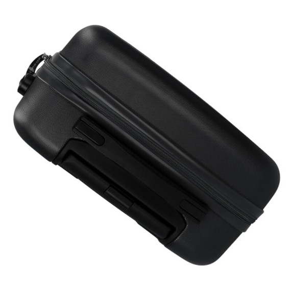 Mala de Cabine / Trolley 55cm 4 Rodas ROLL ROAD Flex Preta | Ref. 186.5849460A