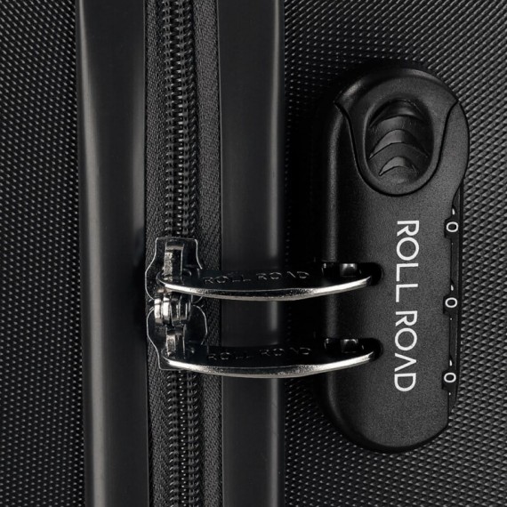 Mala de Cabine / Trolley 55cm 4 Rodas ROLL ROAD Flex Preta | Ref. 186.5849460A