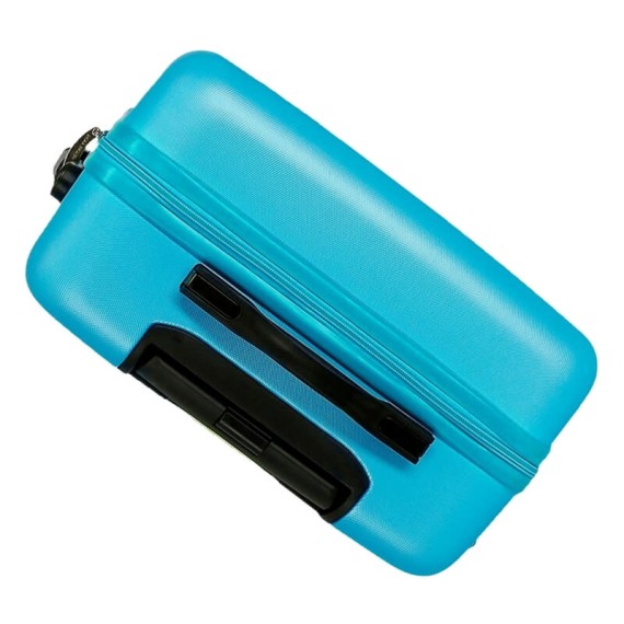 Mala de Viagem / Trolley Grande 75cm 4R ROLL ROAD Flex Azul Turquesa | Ref. 186.584946AC