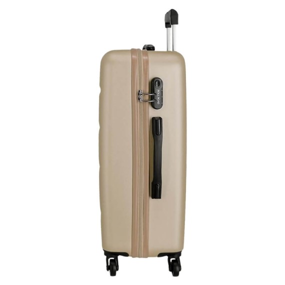 Mala de Viagem / Trolley Grande 75cm 4R ROLL ROAD Flex Champanhe Mala de Viagem / Trolley Grande 75cm 4R ROLL ROAD Flex Champanhe