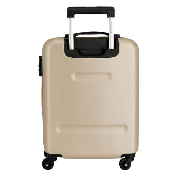 Mala de Viagem / Trolley Médio 65cm 4R ROLL ROAD Flex Champanhe | Ref. 186.5849469B