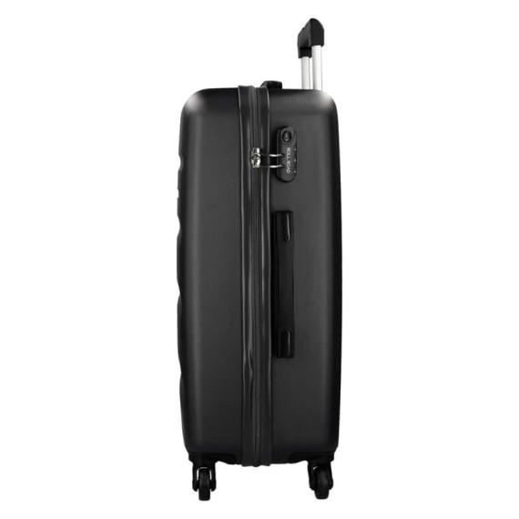 Mala de Viagem / Trolley Médio 65cm 4R ROLL ROAD Flex Preta | Ref. 186.5849460B Mala de Viagem / Trolley Médio 65cm 4R ROLL ROAD Flex Preta | Ref. 186.5849460B