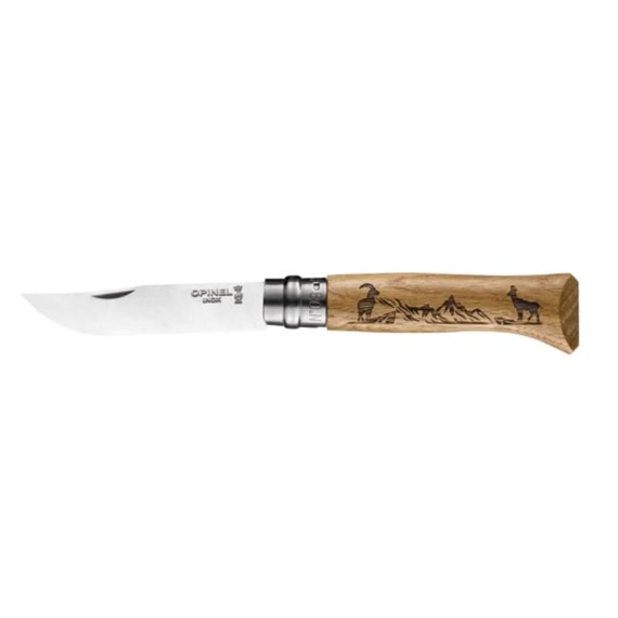 Canivete OPINEL N.º 08 Inox Animalia Cabra Montesa | Ref. 314.OP002336