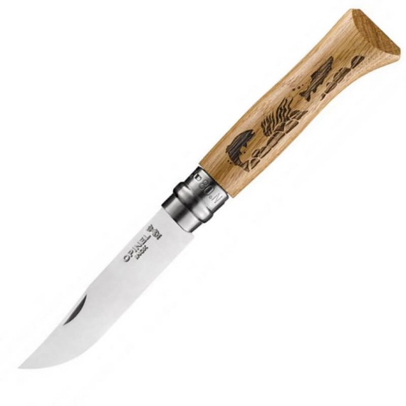 Canivete OPINEL N.º 08 Inox Animalia Truta | Ref. 314.OP002334