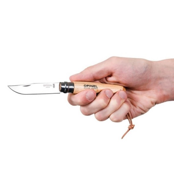 Canivete OPINEL N.º 08 Inox c/ Cordão | Ref. 314.OP001321