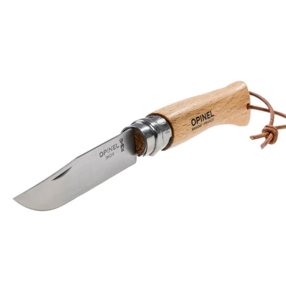 Canivete OPINEL N.º 08 Inox c/ Cordão | Ref. 314.OP001321