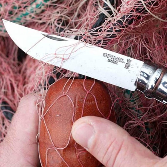 Canivete OPINEL N.º 08 Inox c/ Cordão | Ref. 314.OP001321