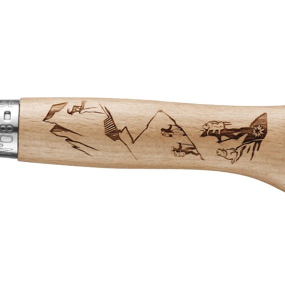 Canivete OPINEL N.º 08 Inox Caminhada | Ref. 314.OP002186