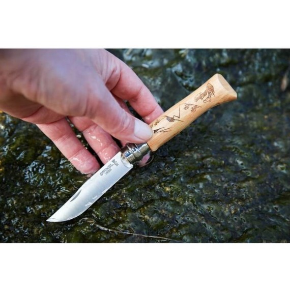 Canivete OPINEL N.º 08 Inox Caminhada | Ref. 314.OP002186