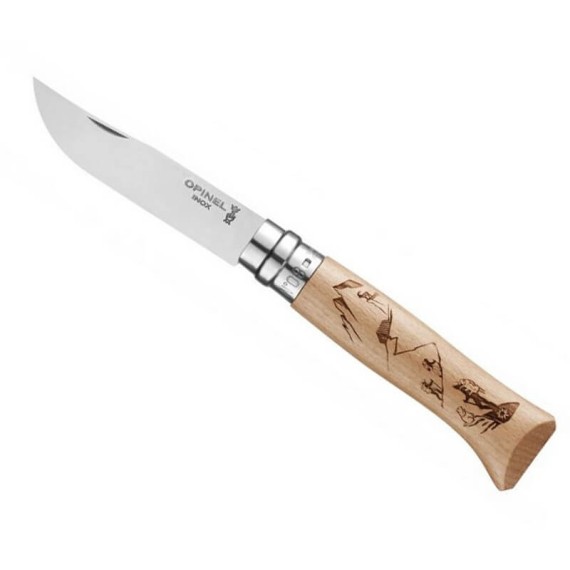 Canivete OPINEL N.º 08 Inox Caminhada | Ref. 314.OP002186