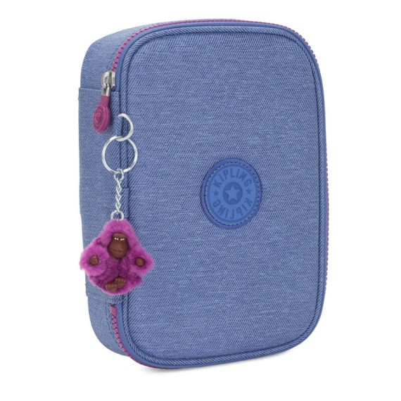 Estojo Escolar Kipling 100 PENS Dew Blue | Ref. 187.KI671755X