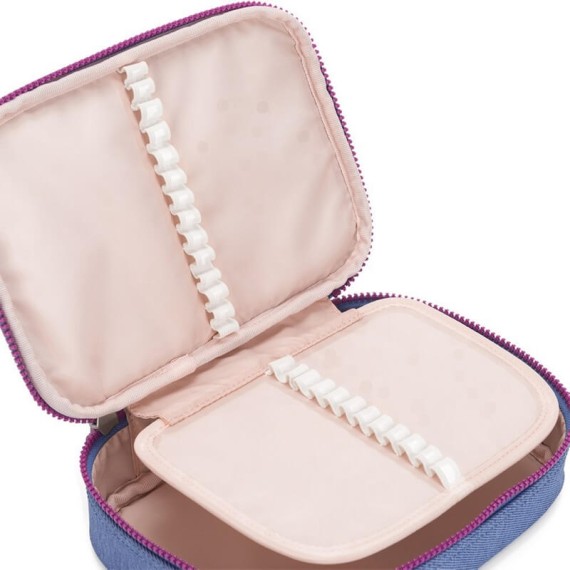 Estojo Escolar Kipling 100 PENS Dew Blue | Ref. 187.KI671755X