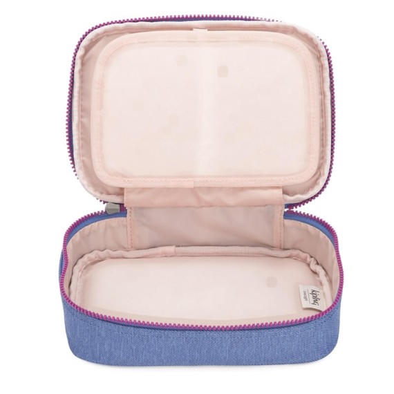 Estojo Escolar Kipling 100 PENS Dew Blue | Ref. 187.KI671755X