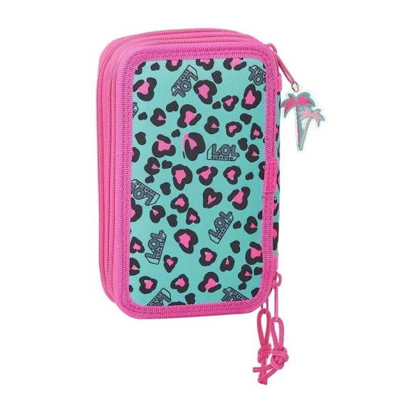Estojo Escolar Triplo 36 Peças LOL SURPRISE! SPRING FLING Azul | Ref. 248.412047857