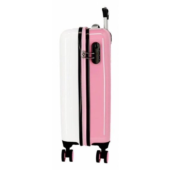 Mala/Trolley de Cabine 55cm 4 Rodas Spinner Minnie ENJOY THE DAY LOVE Rosa | Ref. 186.4681766 Mala/Trolley de Cabine 55cm 4 Rodas Spinner Minnie ENJOY THE DAY LOVE Rosa | Ref. 186.4681766
