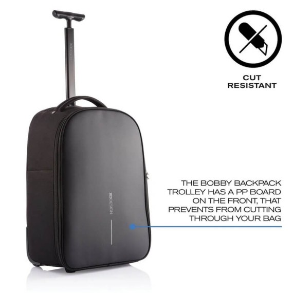 XD Design Trolley/Mochila Anti-Roubo para Portátil 17” BOBBY Preta P705.771 | Ref. 309.P705771
