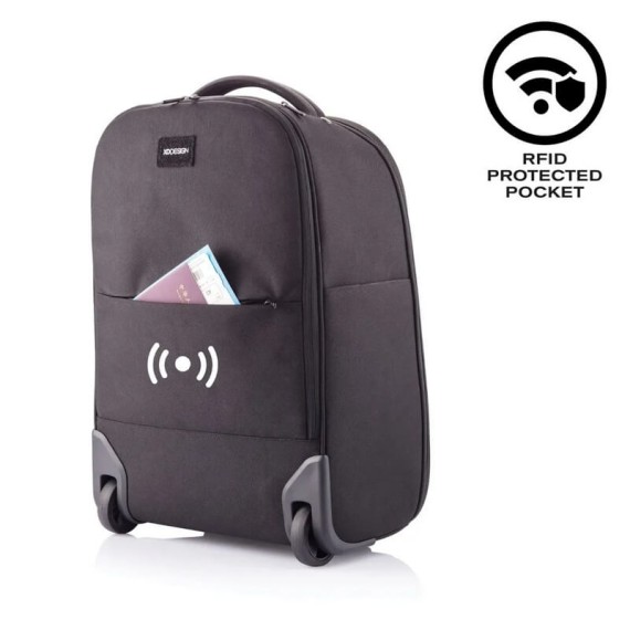 XD Design Trolley/Mochila Anti-Roubo para Portátil 17” BOBBY Preta P705.771 | Ref. 309.P705771