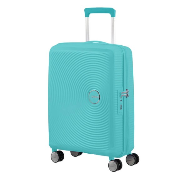American Tourister Mala de Cabine / Trolley 55cm 4 Rodas Exp SOUNDBOX Azul Claro | Ref. 9232G00121
