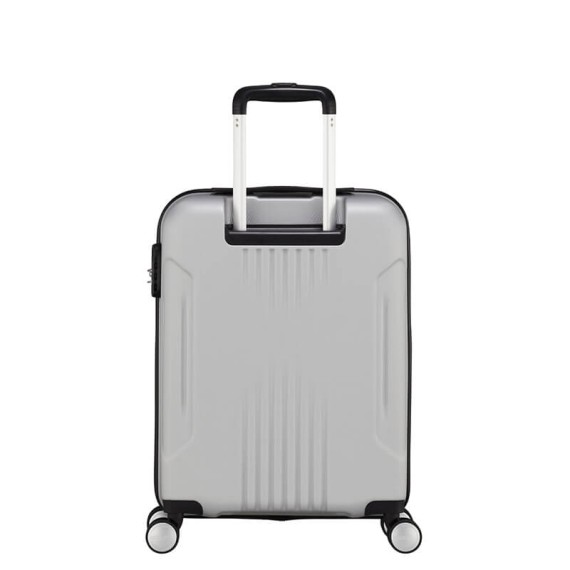 American Tourister Mala/Trolley de Cabine 55cm 4 Rodas Spinner TRACKLITE Prata | Ref. 9234G00125