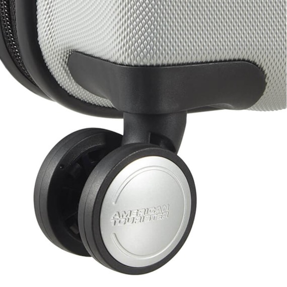 American Tourister Mala/Trolley de Cabine 55cm 4 Rodas Spinner TRACKLITE Prata | Ref. 9234G00125