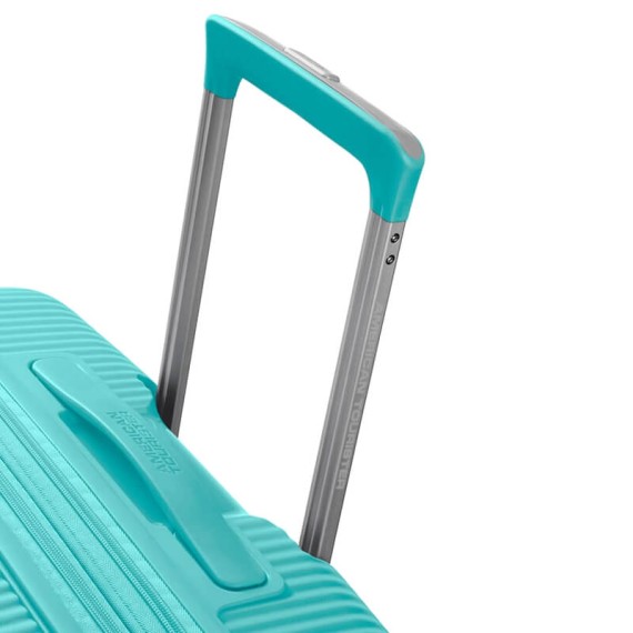 American Tourister Mala de Viagem / Trolley Grande 77cm EXP SOUNDBOX Azul Claro | Ref. 9232G00321