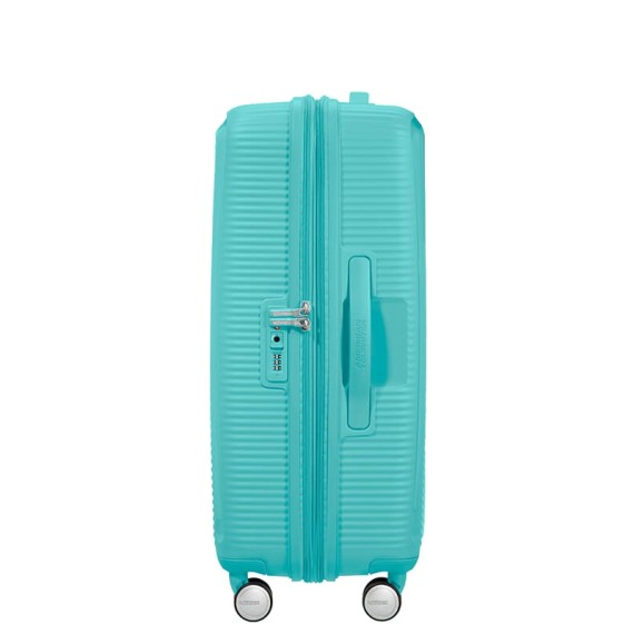American Tourister Mala de Viagem / Trolley Médio 67cm 4R EXP SOUNDBOX Azul Claro | Ref. 9232G00221